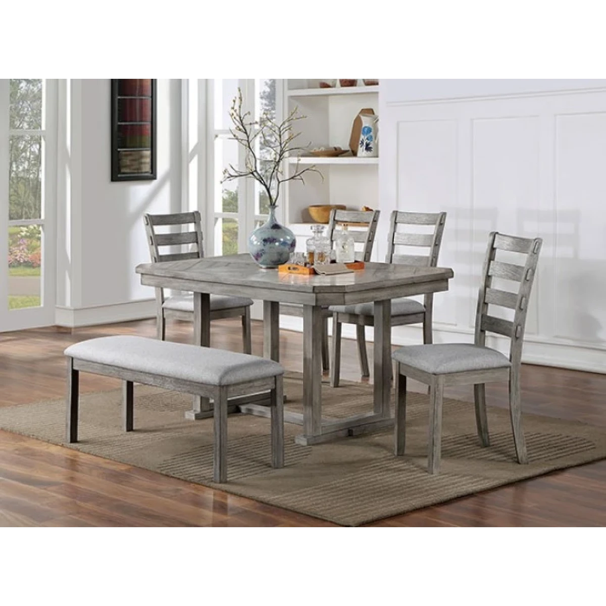 Laquila 7 Pc Dining Table Set - Image 2