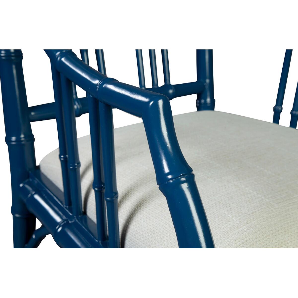 Blue Riley Arm Chair - Image 7