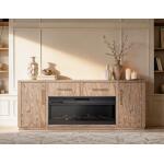 Balam 2 Drawer & 2 Door TV Stand, 80" for Fireplace - Image 7