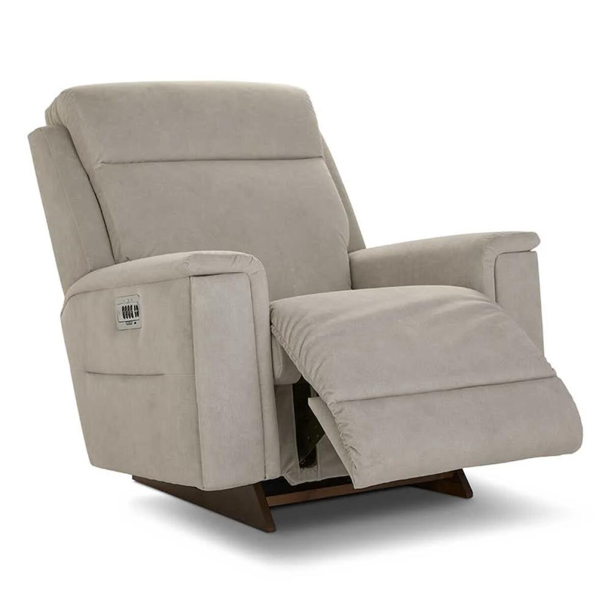 Ace Power Rocking Recliner w/ Headrest & Lumbar - 10X805 - Image 6