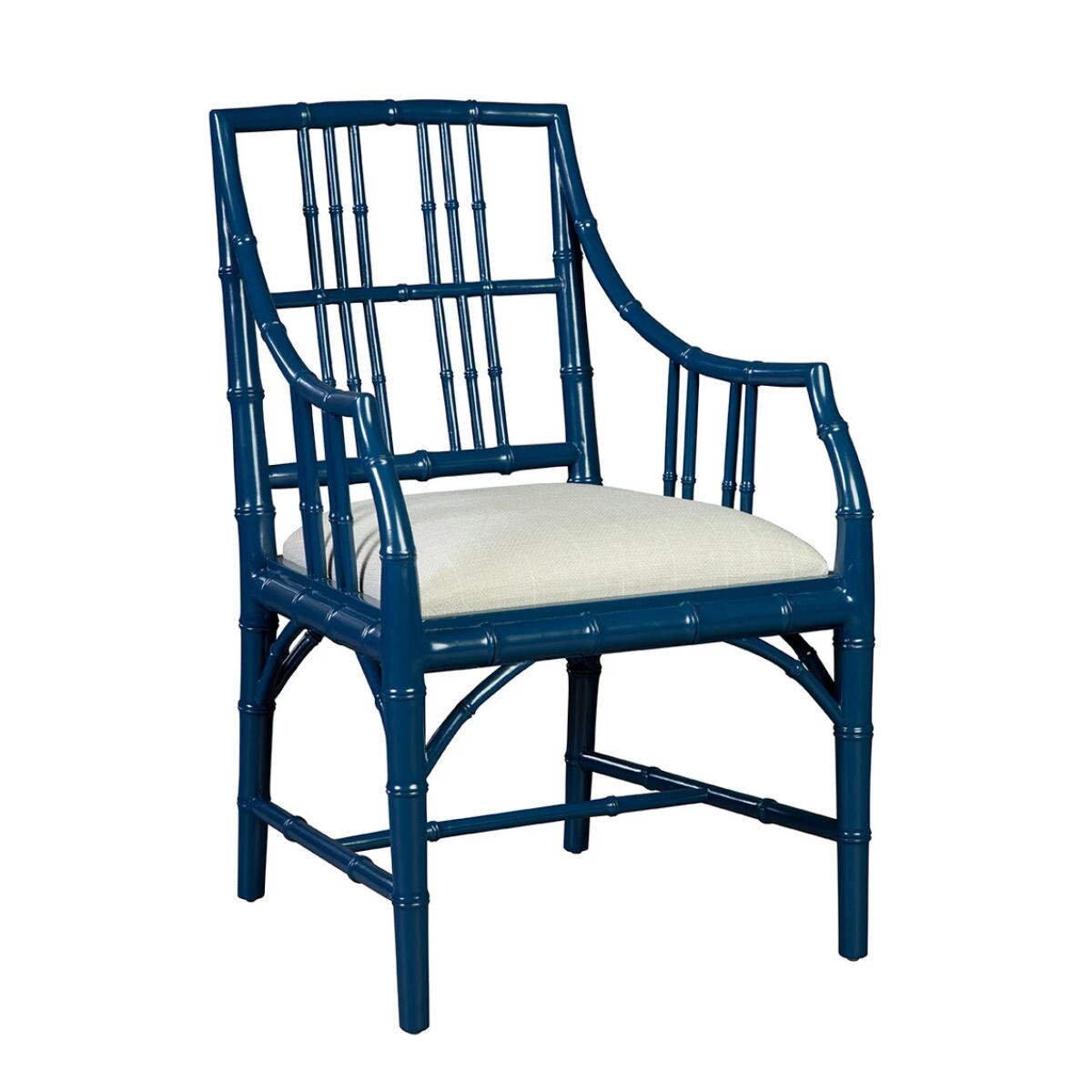 Blue Riley Arm Chair - Image 2