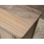 Natural Parota 2 Door Fireplace TV Stand - Image 7