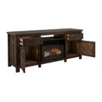 Dutton 2 Drawer, 2 Door, TV Stand for electric fireplace - Image 4