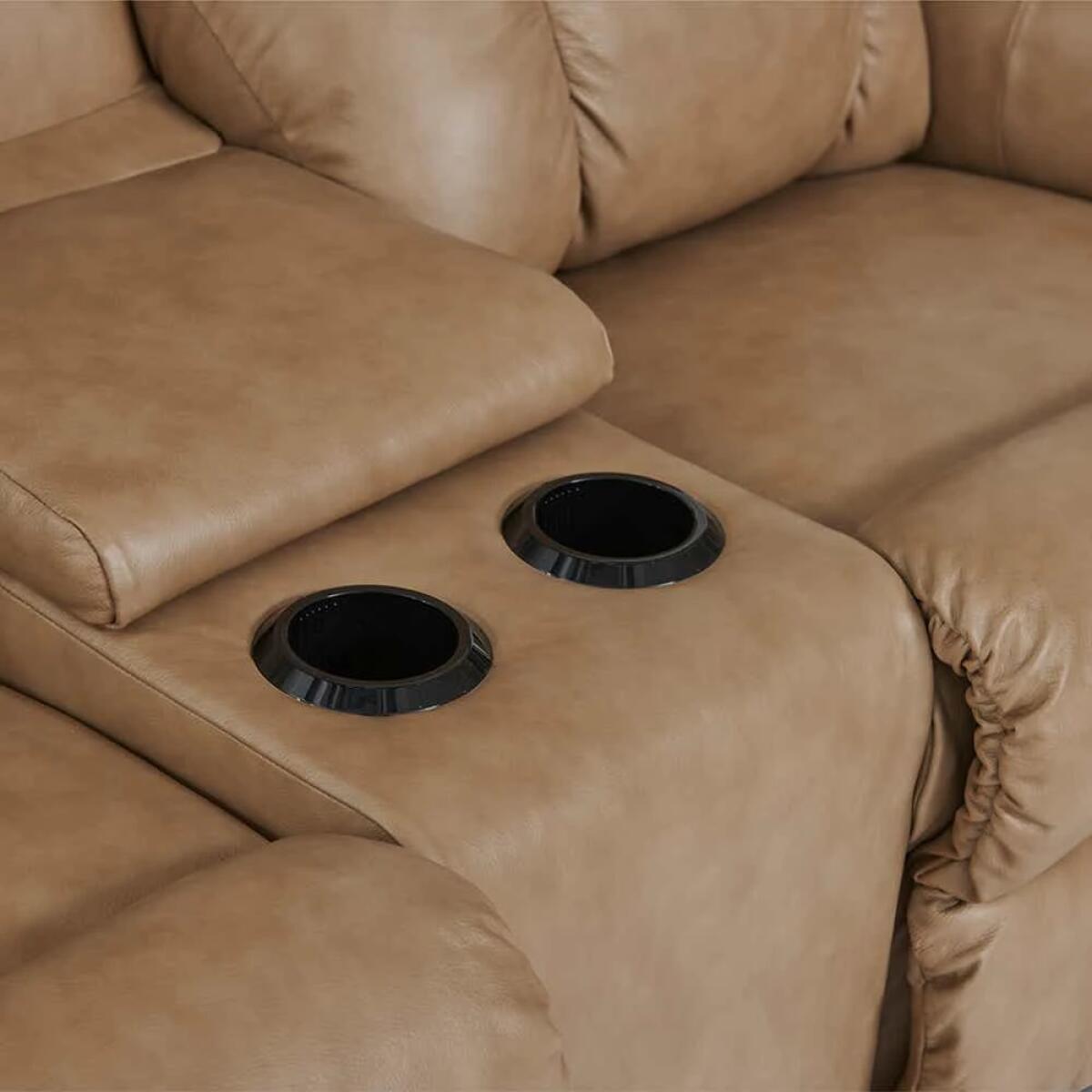 Pinnacle Wall Reclining Loveseat w/ Console - 339512 - Image 8