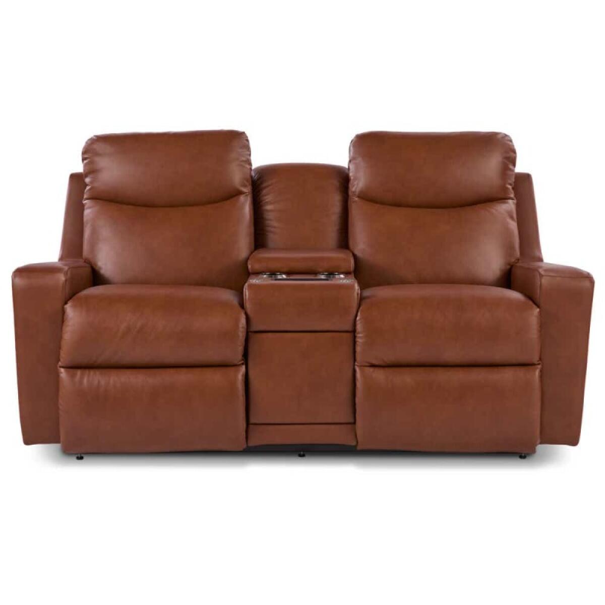 Emmons Power Reclining Loveseat w/ Headrest & Console - U49781 - Image 3