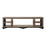 Loft Brown 4 Shelves Fireplace TV Stand