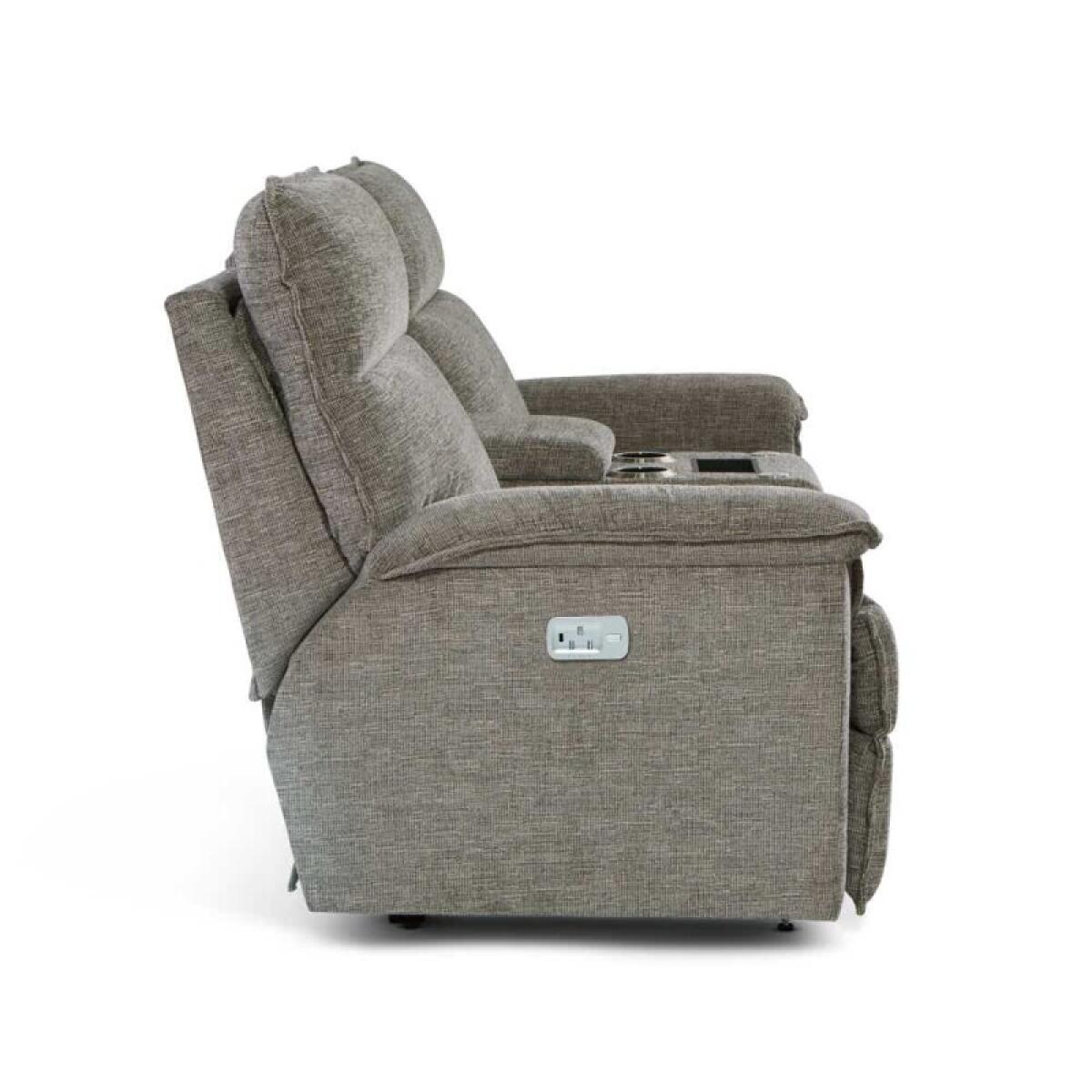 Jay Power Reclining Loveseat w/ Headrest, Lumbar & Console - X49706 - Image 6