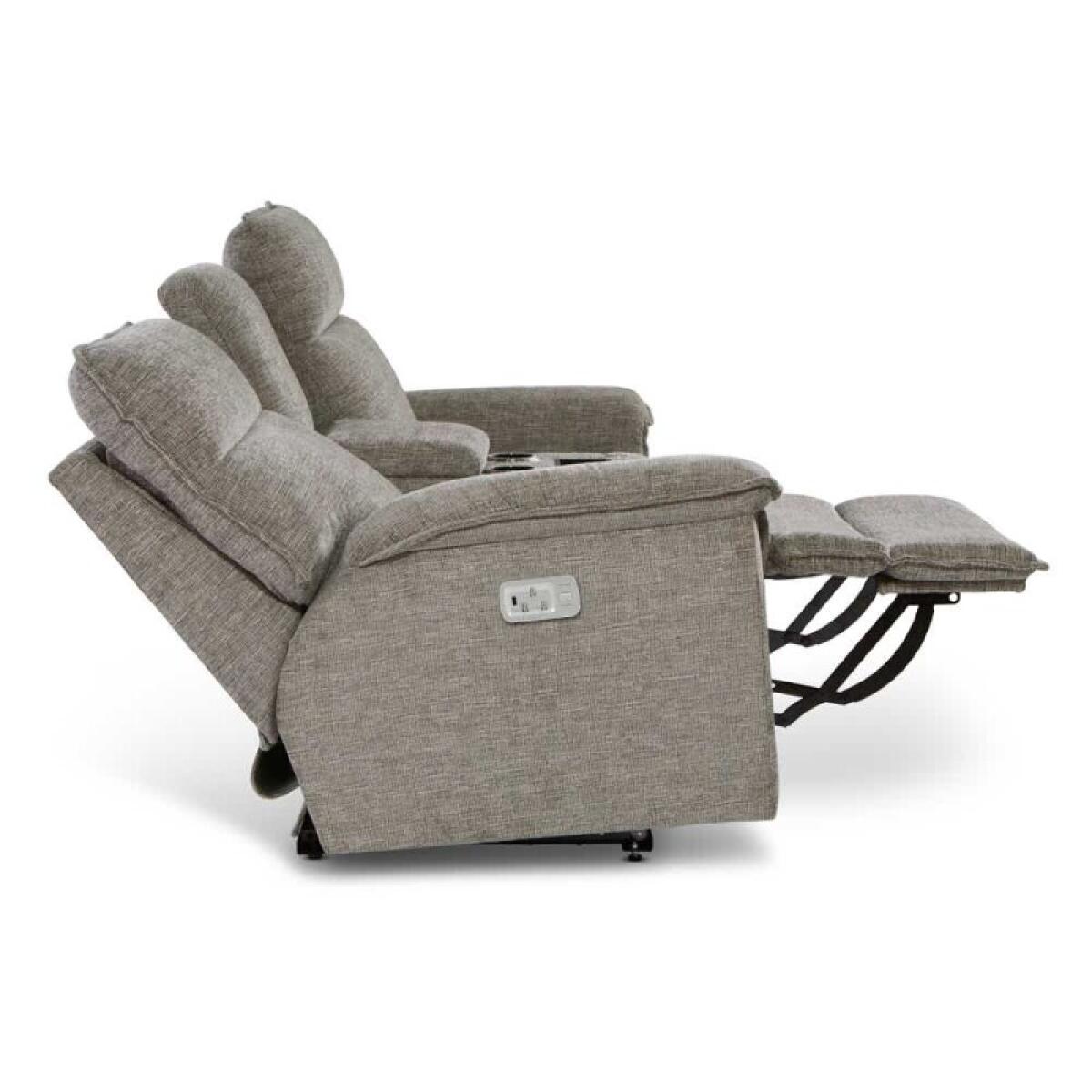 Jay Power Reclining Loveseat w/ Headrest & Console - U49706 - Image 7