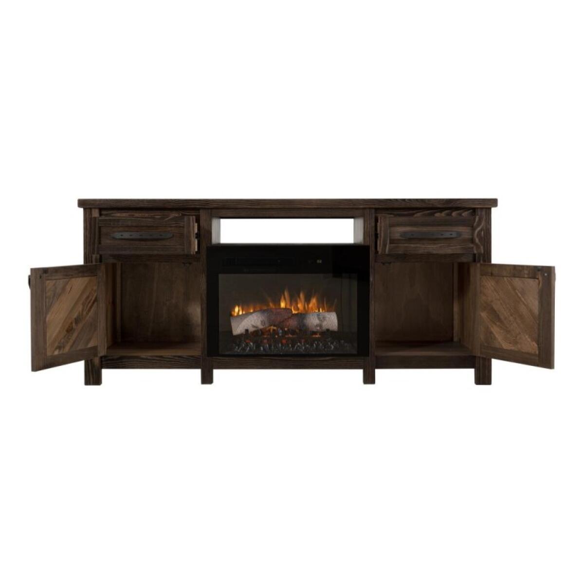 Dutton 2 Drawer, 2 Door, TV Stand for electric fireplace - Image 5