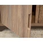 Natural Parota 2 Drawer 2 Door 2 Glass Door 70" TV Stand - Image 9