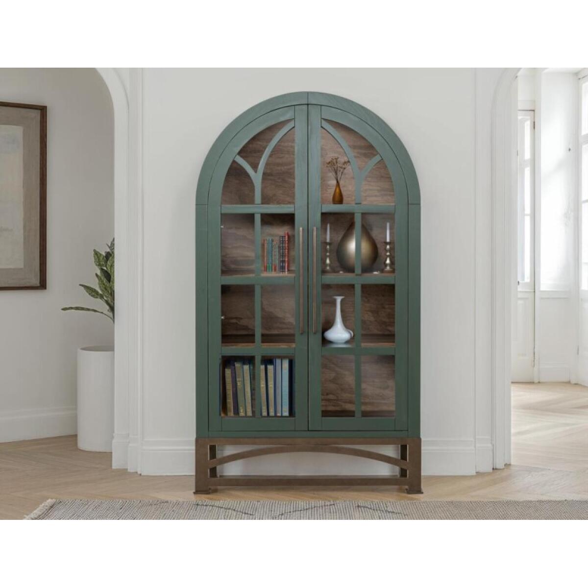 Obsidian 2 Glass Door Cabinet - Image 5