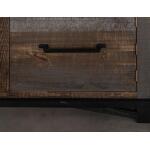 Loft Brown 2 Drawer 2 Door Fireplace TV Stand 70" - Image 7