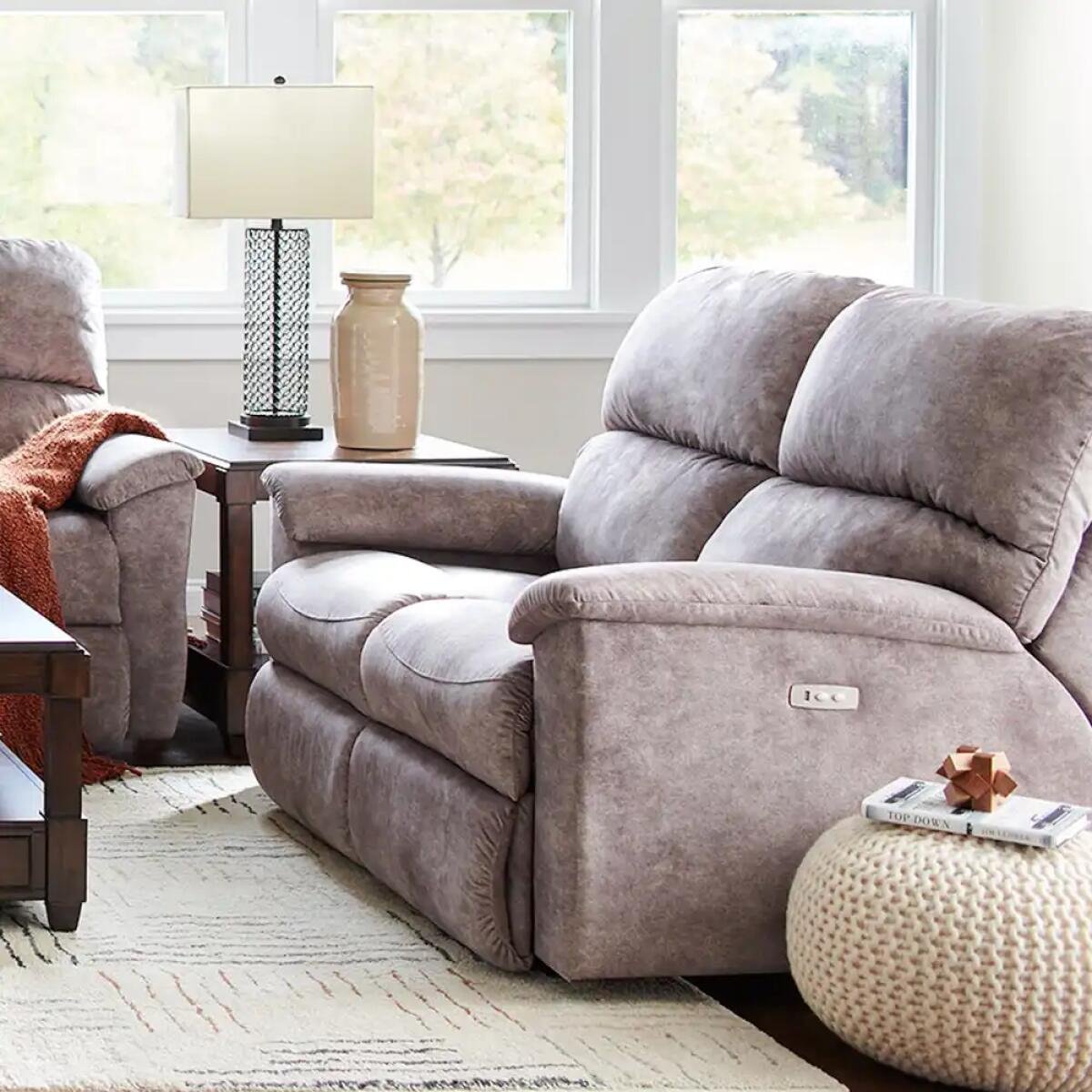 Brooks Power Reclining Loveseat w/ Headrest - U48727 - Image 3