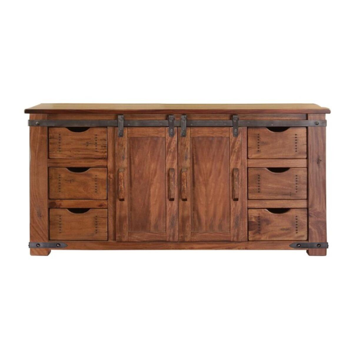 Parota 6 Drawer 2 Door 60" TV Stand - Image 2