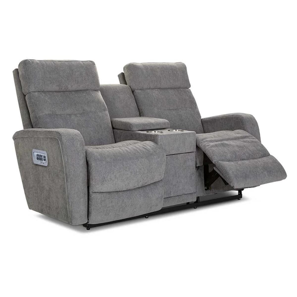 Baron Power Wall Reclining Loveseat w/ Console, Headrest & Lumbar - X39807 - Image 6