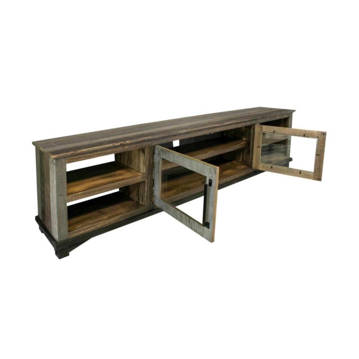 Loft Brown 2 Door 93" TV Stand - Image 4