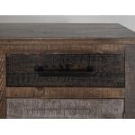 Loft Brown 2 Drawer 2 Door Fireplace TV Stand 70" - Image 9