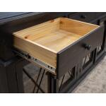 Vintage 3 Drawer 4 Doors 70" Console - Image 7