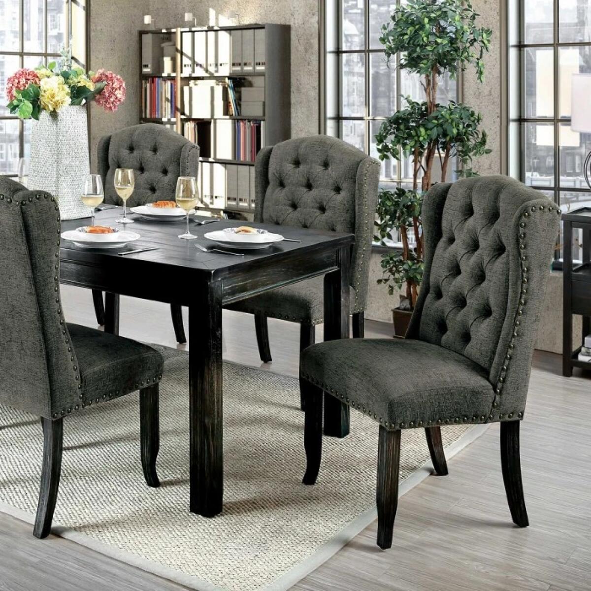 Sania 7 Pc Dining Table Set - Image 2