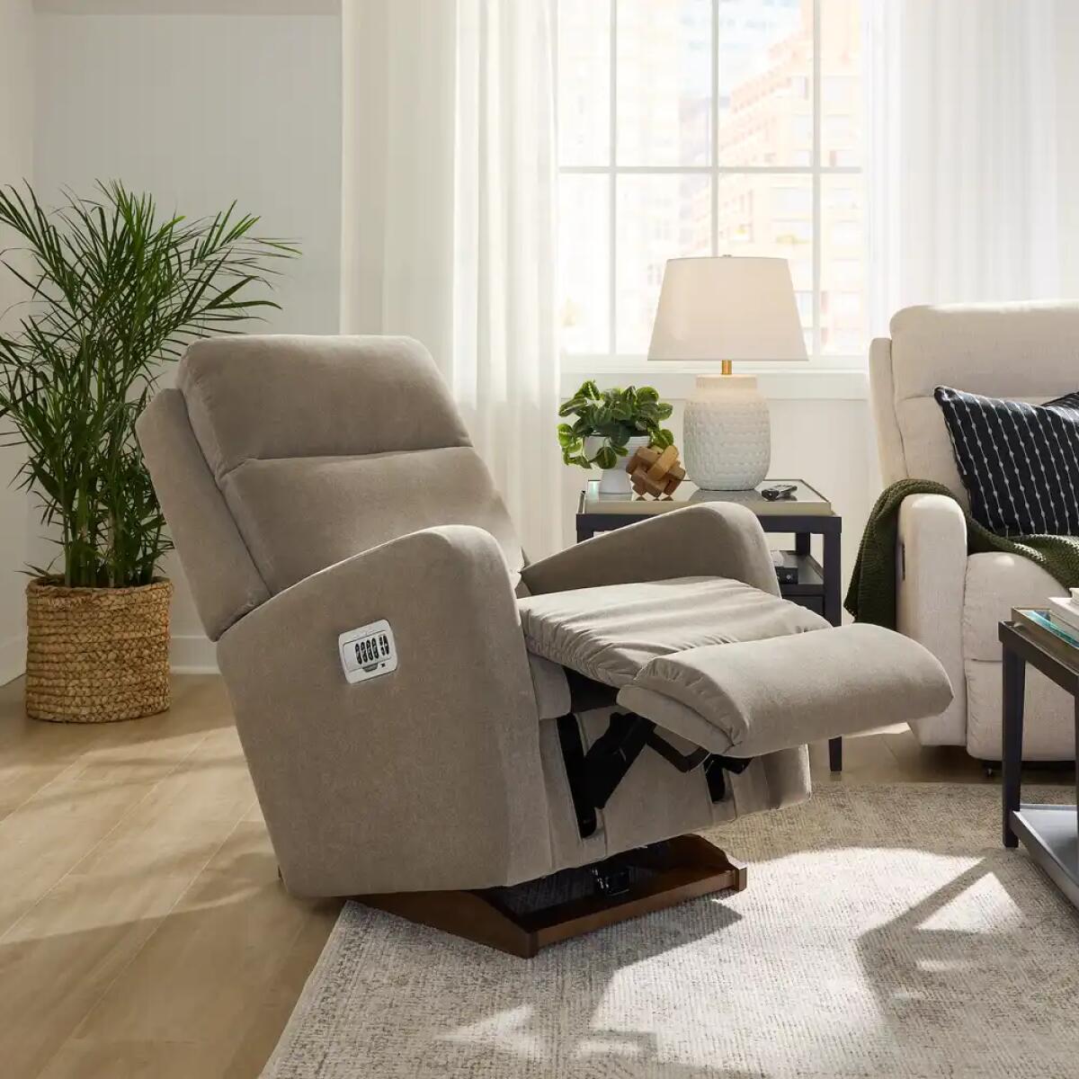 Finley Power Rocking Recliner w/ Headrest & Lumbar - 10X747 - Image 8