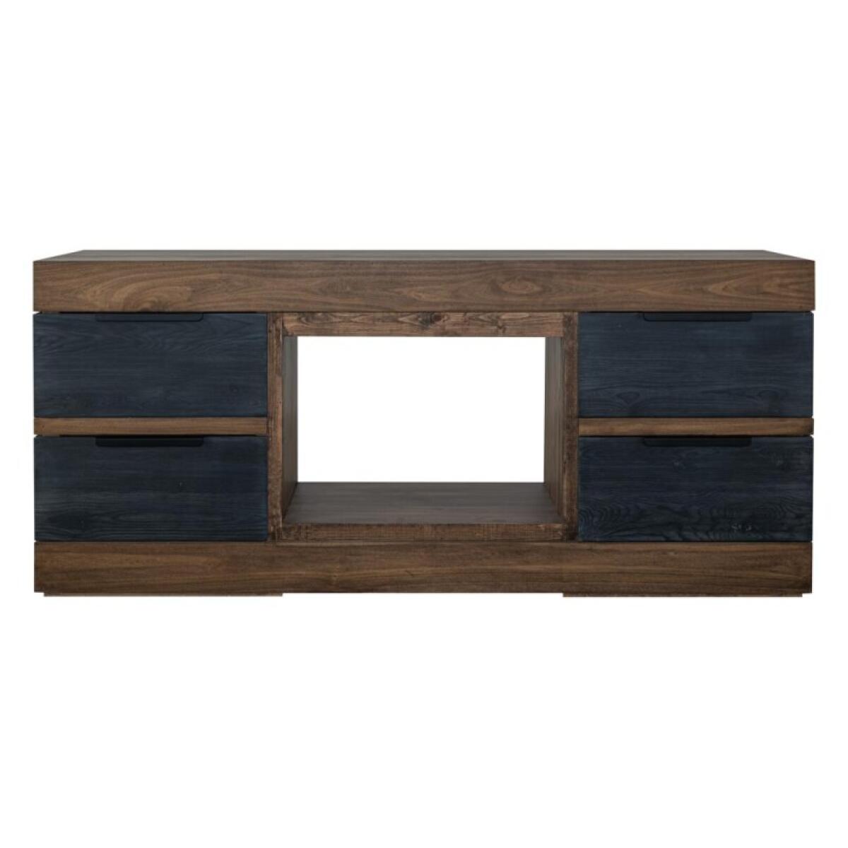 Tuxedo 4 Drawer Fireplace TV Stand 70" - Image 5