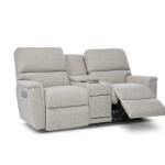 Ava Power Reclining Loveseat W/ Console Headrest & Lumbar - Image 5