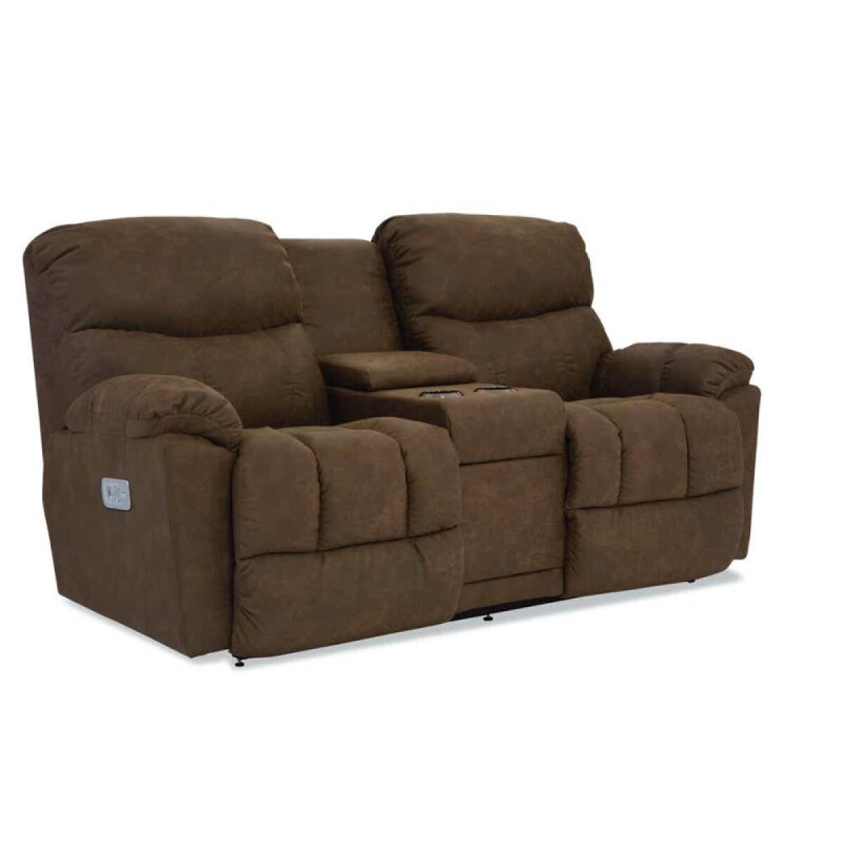 Morrison Power Reclining Loveseat W/ Headrest, Lumbar & Console - Image 5