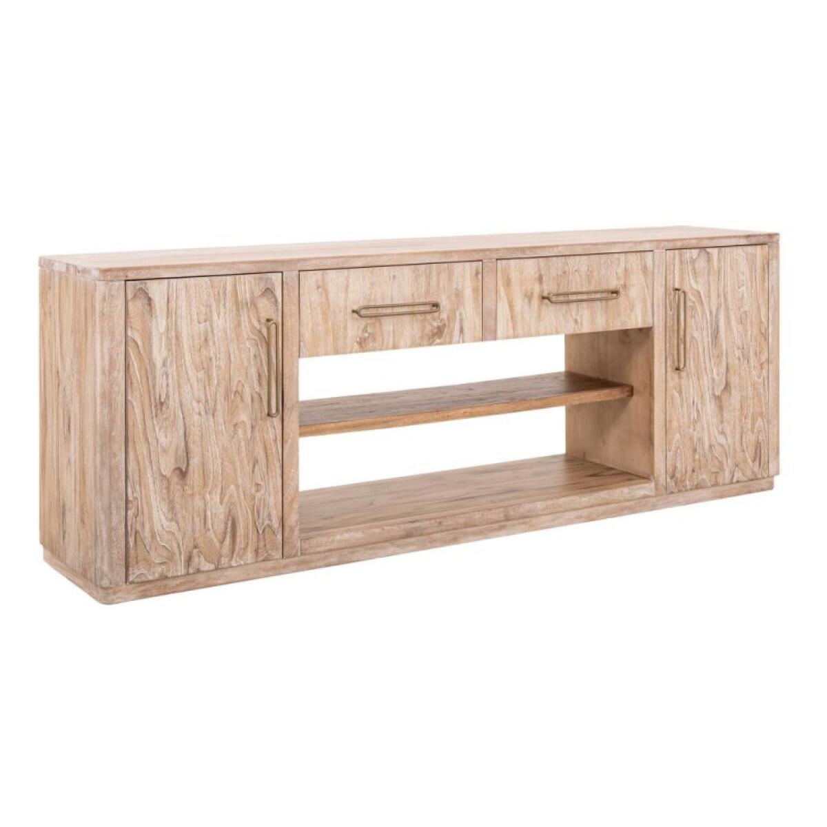 Balam 2 Drawer & 2 Door TV Stand, 80" for Fireplace - Image 5