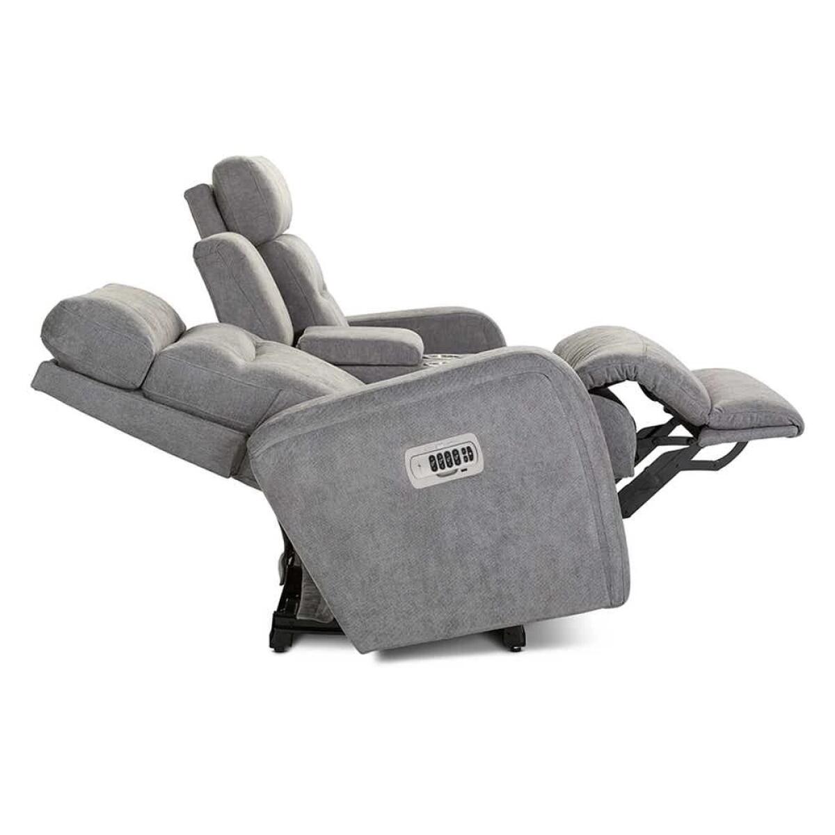Baron Power Wall Reclining Loveseat w/ Console, Headrest & Lumbar - X39807 - Image 8