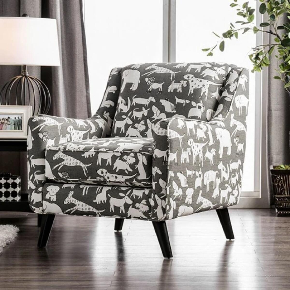 Patricia Animal Pattern Chair - Image 2