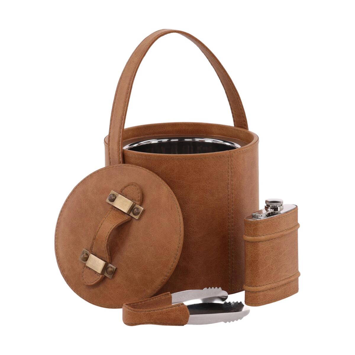 Felix Ice Bucket & Flask Set - Image 2