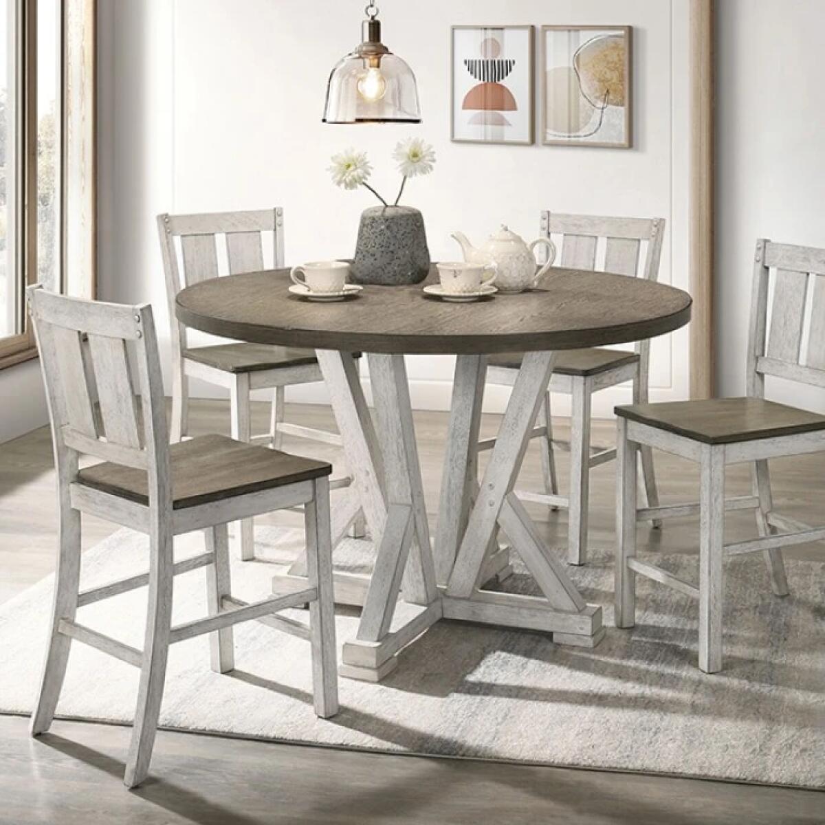 Dakota 5 Pc Counter Ht Table Set - Image 2