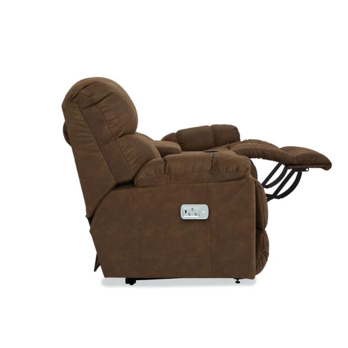Morrison Power Reclining Loveseat W/ Headrest, Lumbar & Console - Image 9