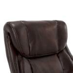 Bellamy Executive Leather Office Chair, Brown - 45783-LZB - Image 9