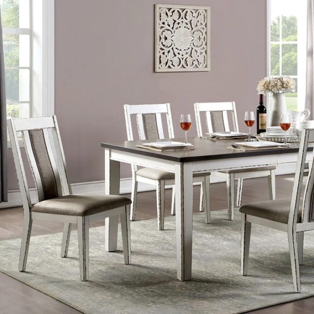 Halsey 7 Pc Dining Table Set - Image 2