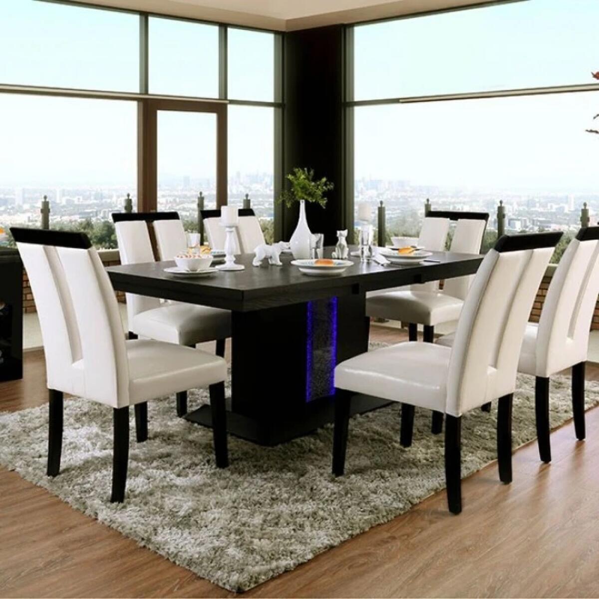 Evangeline 7 Pc Dining Table Set - Image 2