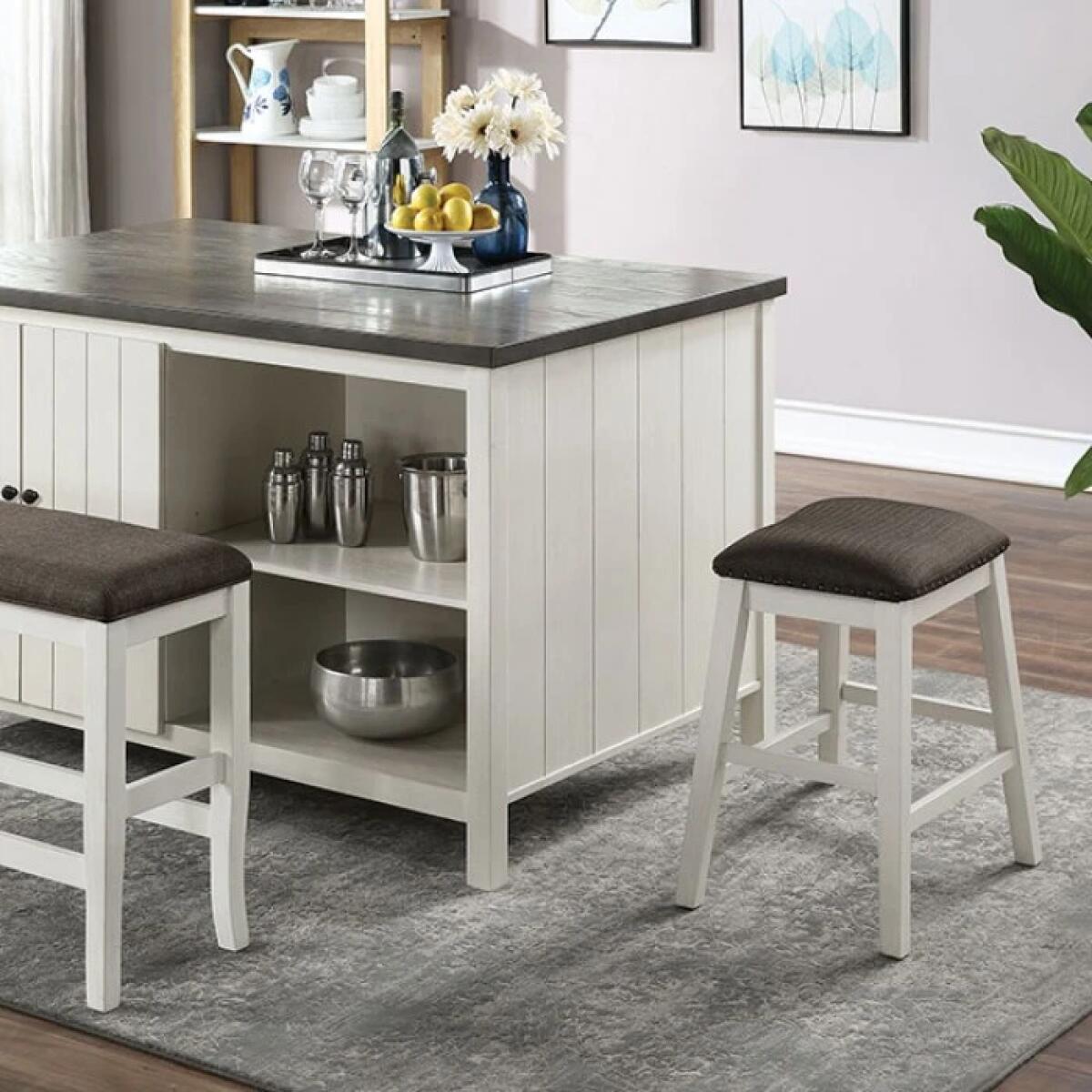 Heidelberg 4 Pc Counter Ht Table Set w/ Bench - Image 2