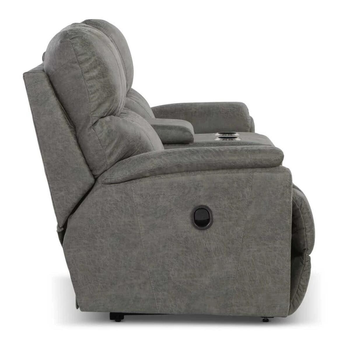 Trouper Reclining Loveseat w/ Console - 449724 - Image 4