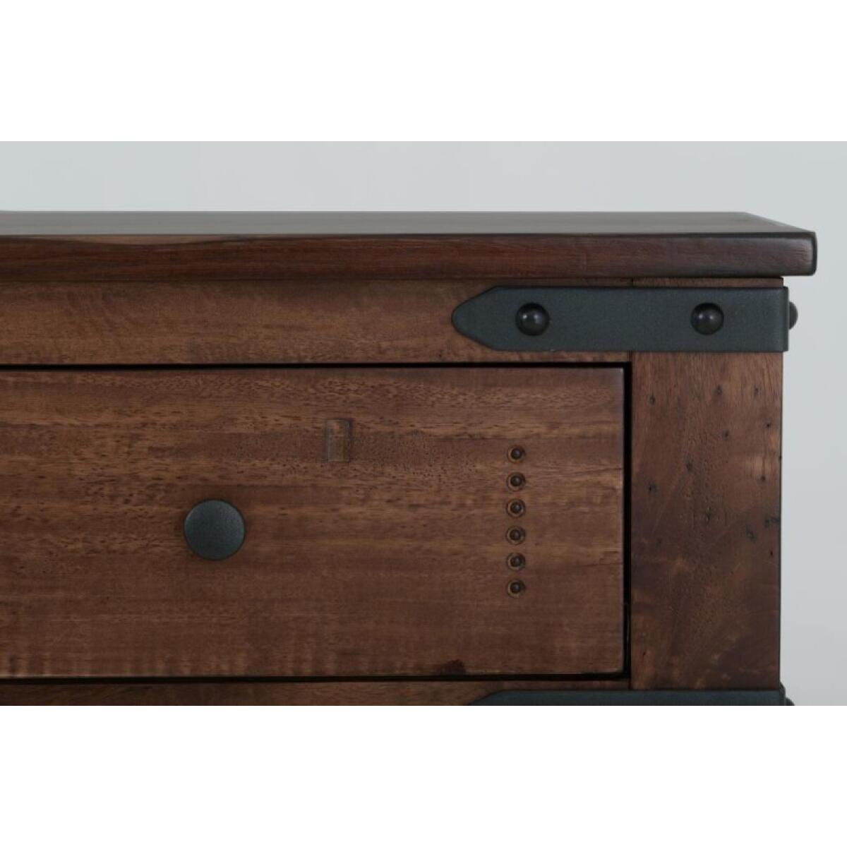 Parota 3 Drawer 4 Glass Doors 70" Console - Image 10