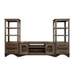 Loft Brown 2 Door TV Stand for Wall Unit - Image 3