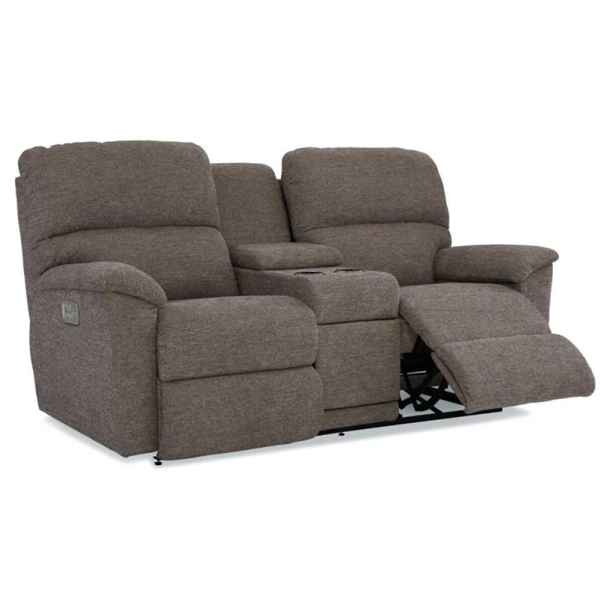 Brooks Power Reclining Loveseat w/ Headrest & Console - U49727 - Image 5