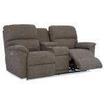 Brooks Power Reclining Loveseat w/ Headrest & Console - U49727 - Image 5