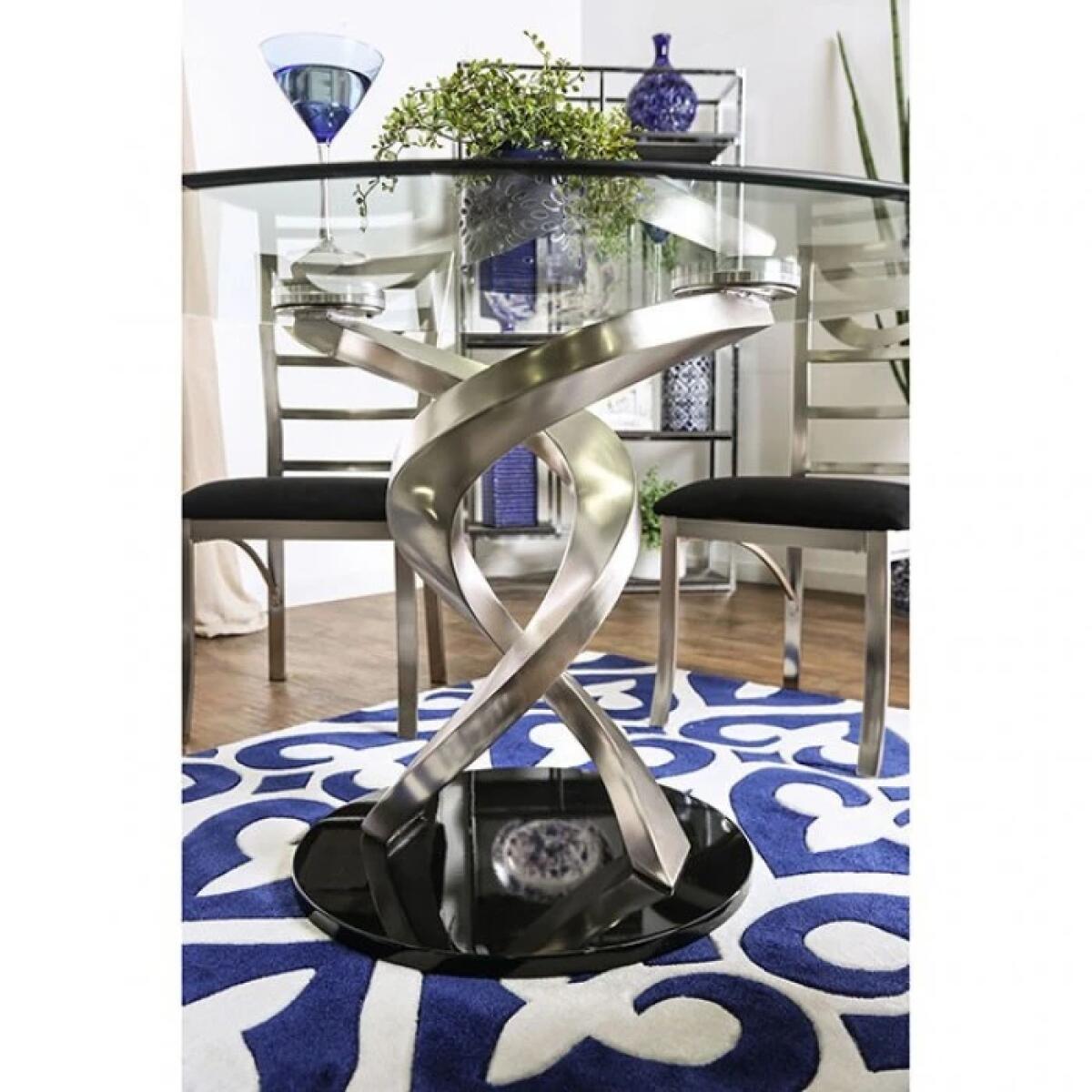 Roxo 5 Pc Dining Table Set - Image 7
