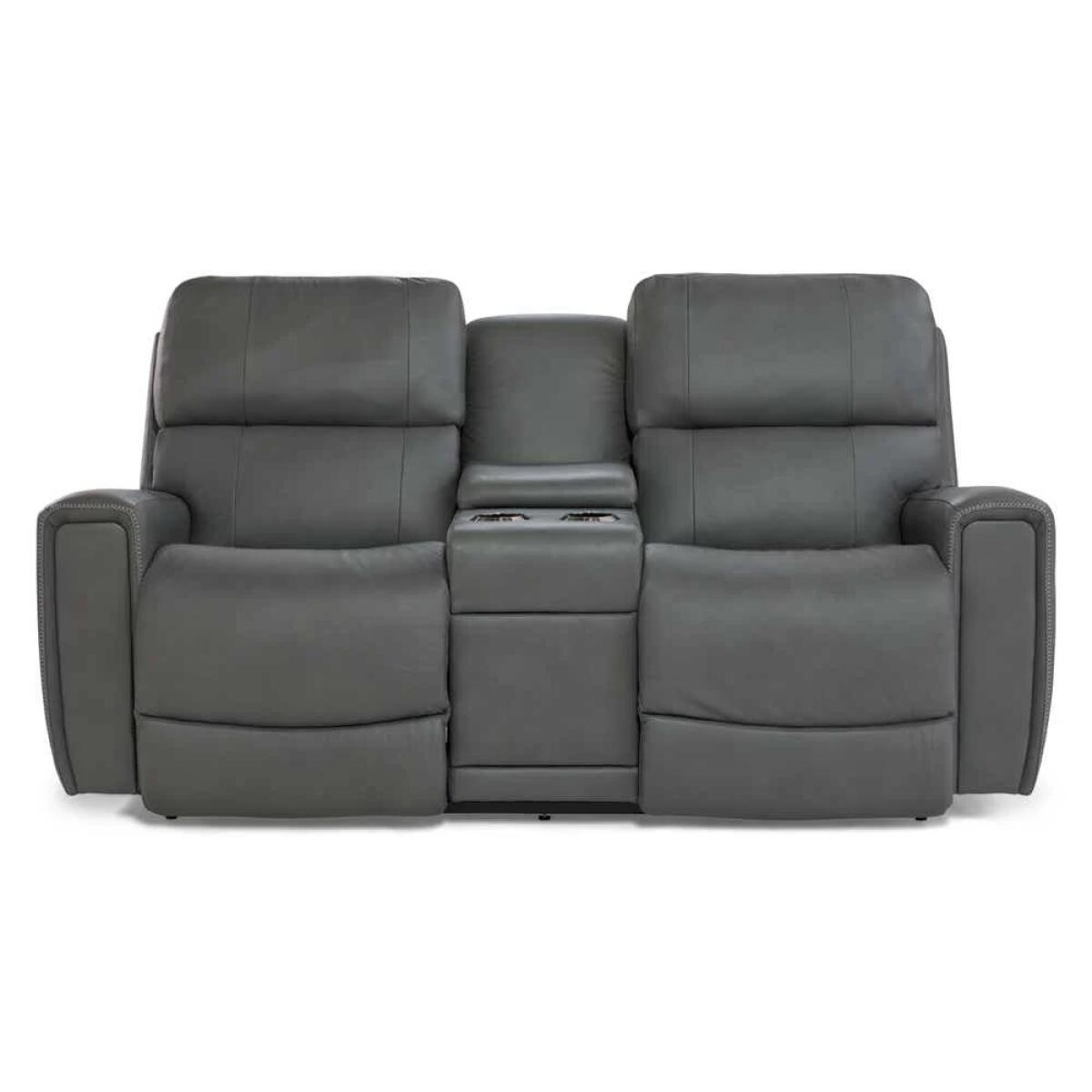 Apollo Reclining Loveseat w/ Console - 449757 - Image 4