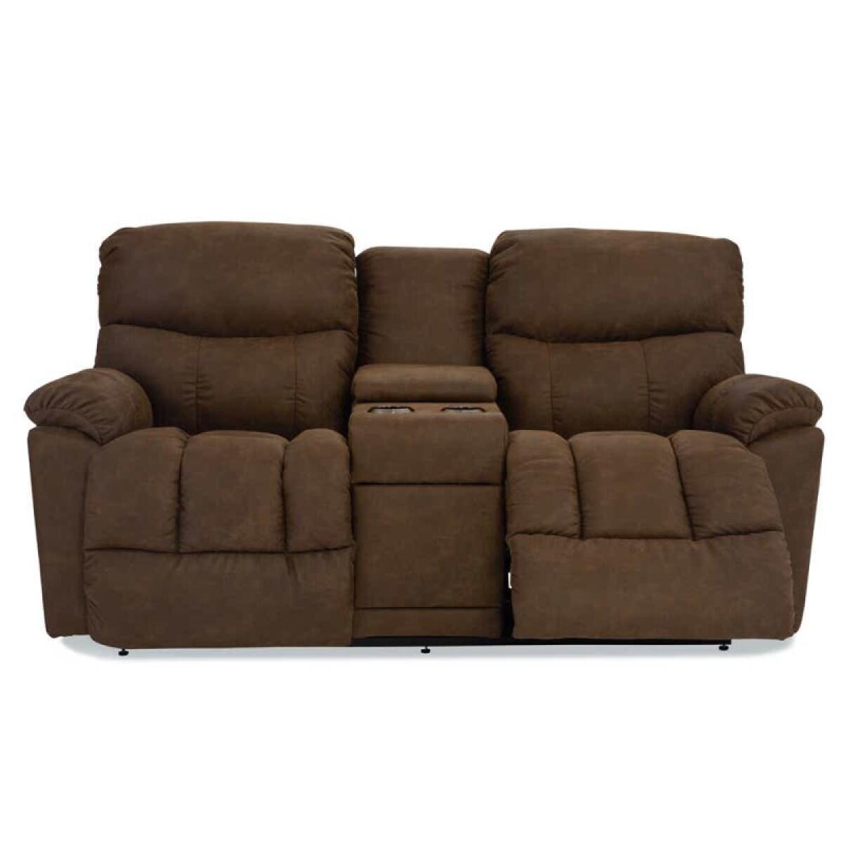 Morrison Power Reclining Loveseat W/ Headrest, Lumbar & Console - Image 4