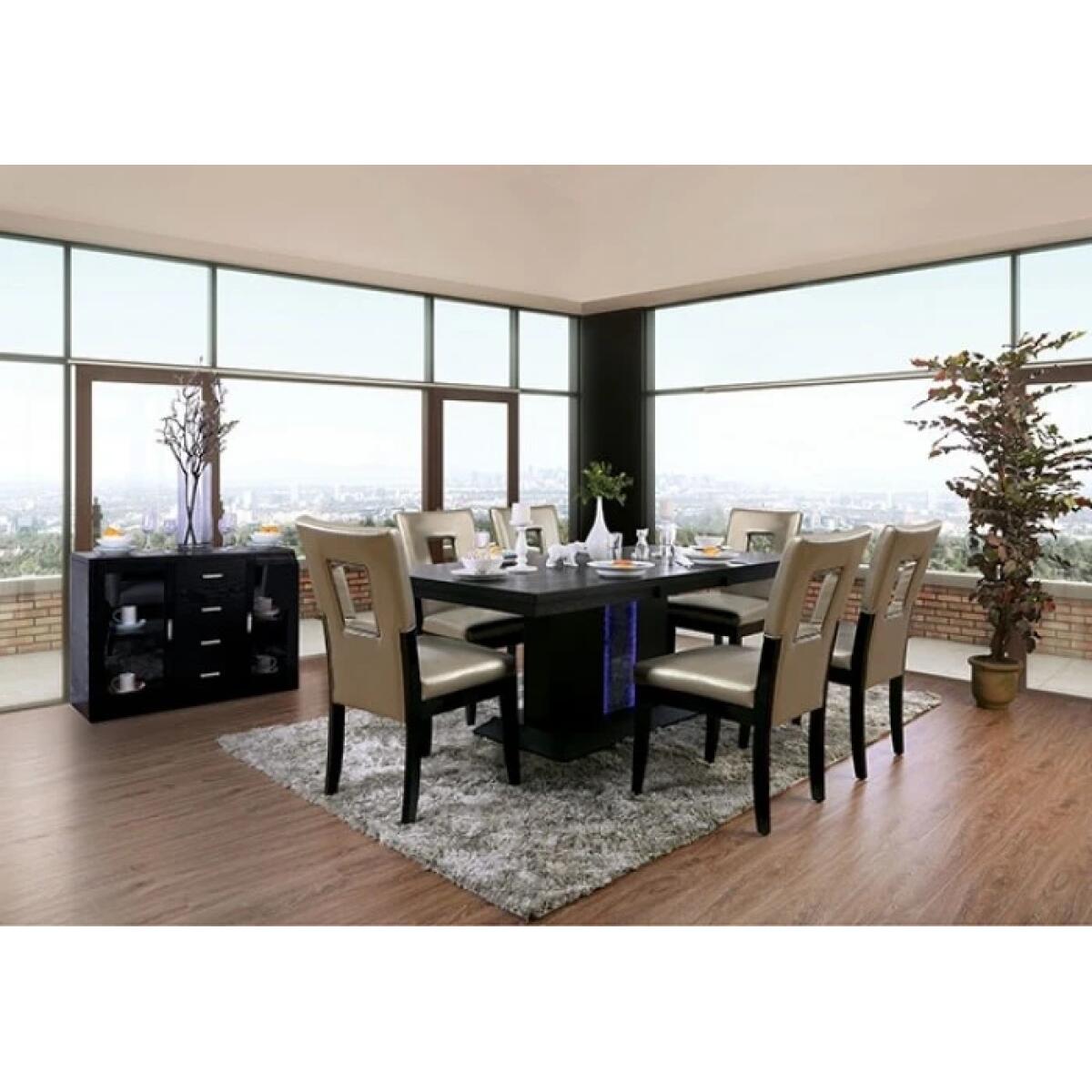 Evangeline 7 Pc Dining Table Set - Image 6