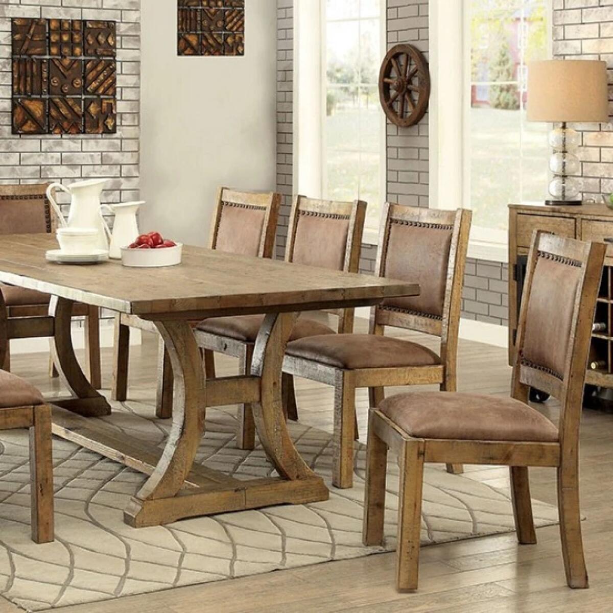 Gianna 9 Pc Dining Table Set - Image 2