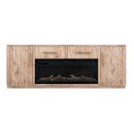 Balam 2 Drawer & 2 Door TV Stand, 80" for Fireplace - Image 3