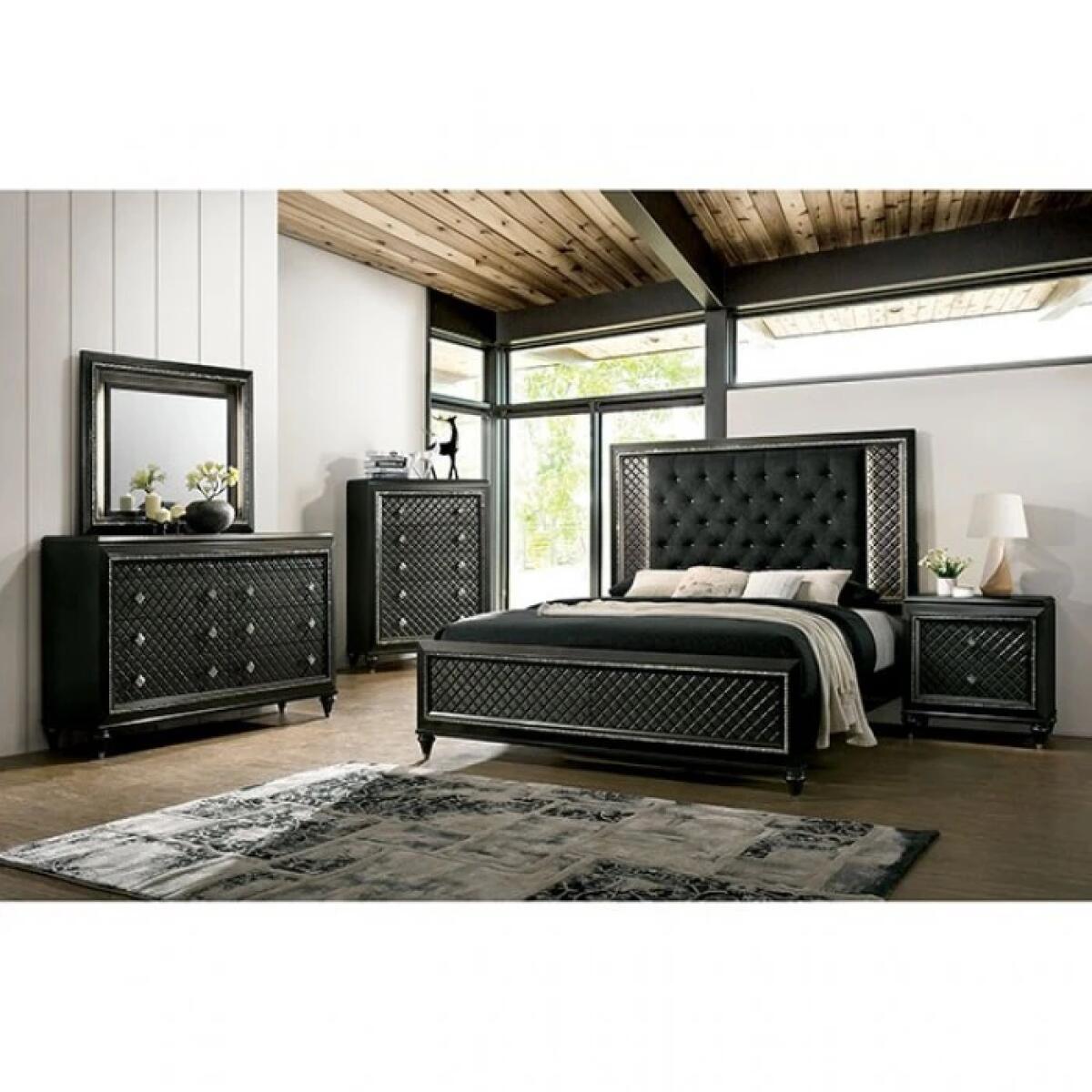 Demetria 4 Pc Queen Bedroom Set - Image 3