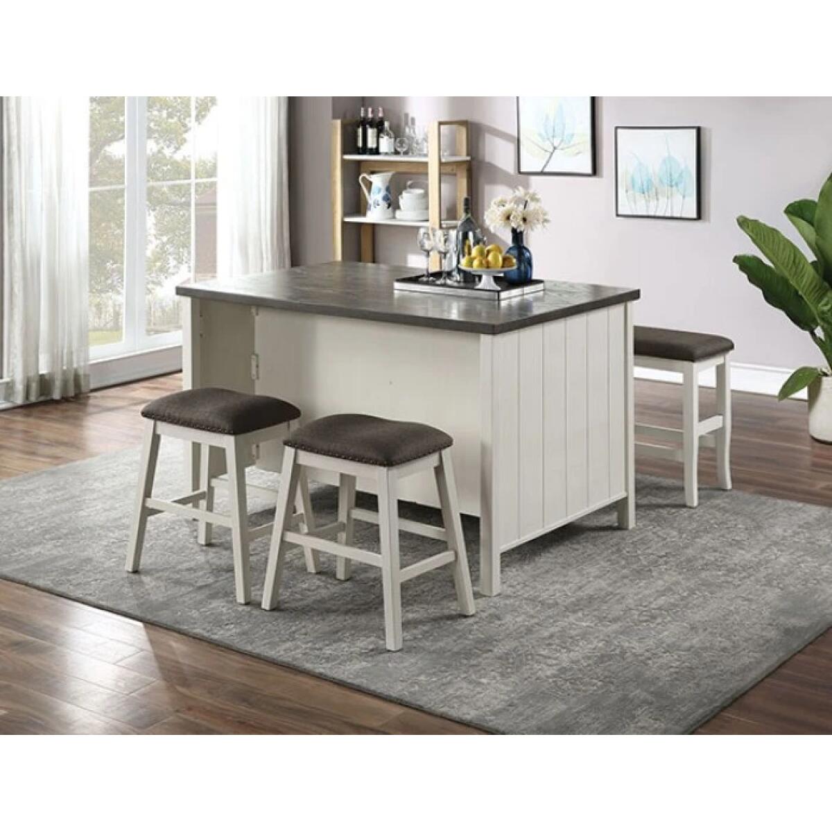 Heidelberg 4 Pc Counter Ht Table Set w/ Bench - Image 4
